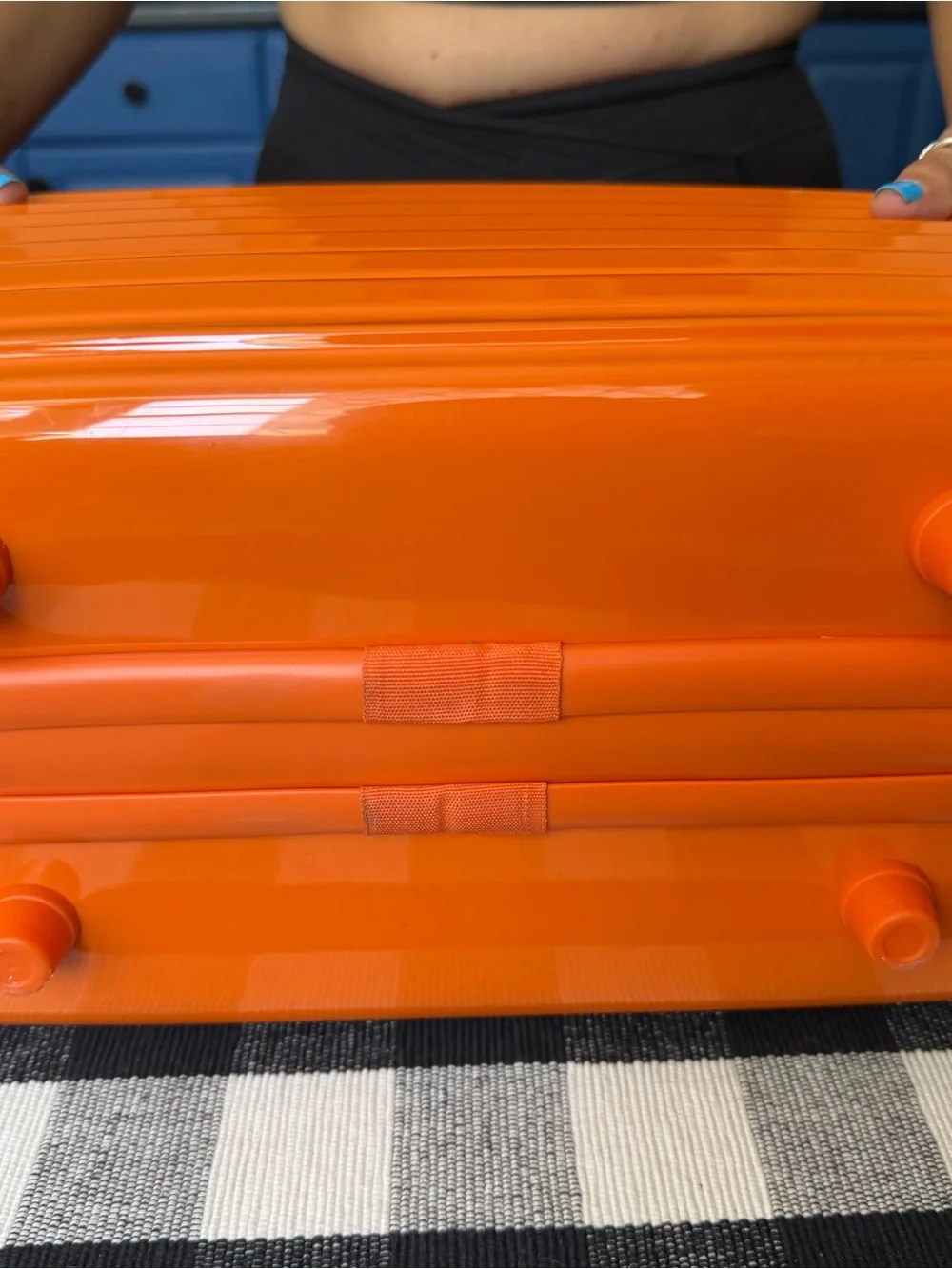 Orange Travel Cosmetic Case ✈️🧴NWOT